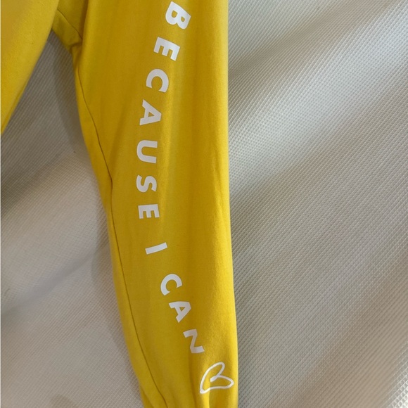 Athleta Girl X Simone Biles yellow sweatshirt - Picture 8 of 10